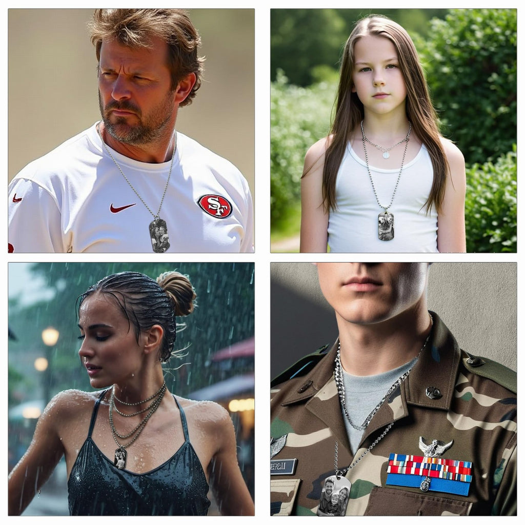 35+ Font Styles Customized Stainless Steel Name Necklace Personalized Letter Silver Rose Pendant Gift for her him mom son gf bf couples