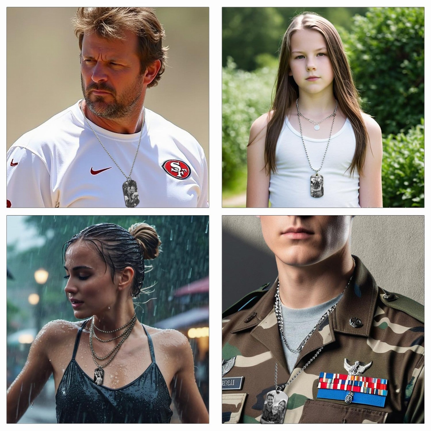 Acrylic Name Necklace Personalized Nameplate Necklace Bridesmaid Gift Plastic Nameplate Jewelry Gift for Her Custom Girl Name Charm