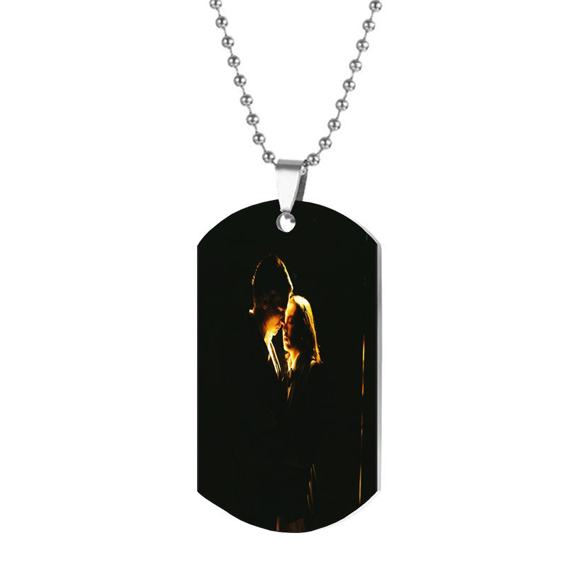 20 inch Love Open Heart Photo Locket Necklace with Picture inside-Stainless Steel for Women