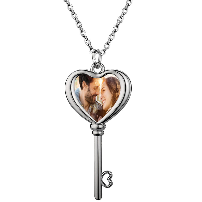 Actual Fingerprint Necklace, Engraved Thumbprint Jewelry, Men Jewelry, Custom Photo Necklace, Personalized Chain, Portrait Memorial Gift