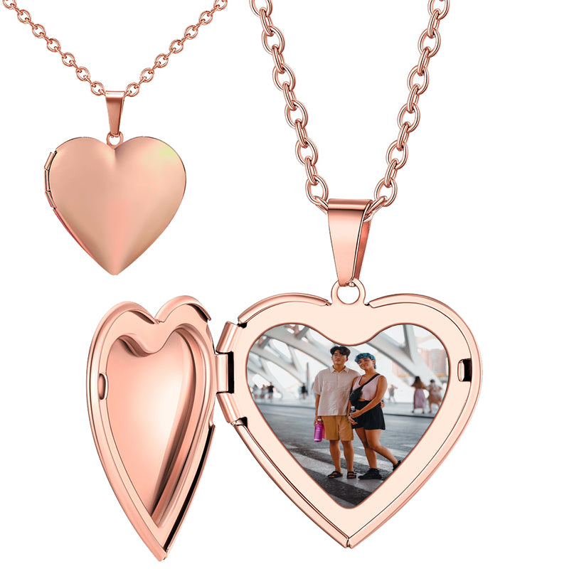 925 Sterling Silver Projection Photo Necklace,Custom Photo Necklace,Personalized Projective Necklace,Memorial Gift,Gift for Her