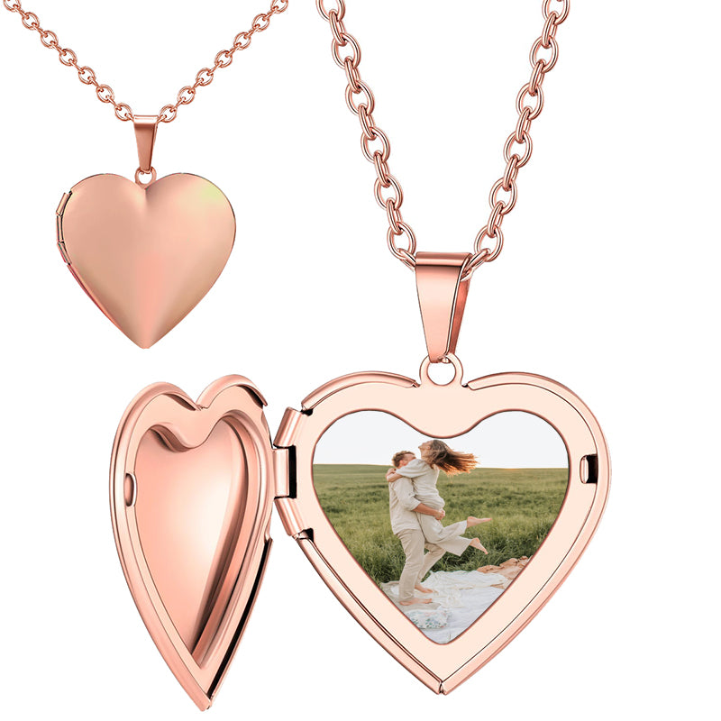 925 Silver Photo Projection Necklace, Custom Photo Necklace, Memorial Gift, Birthday Wedding Friend Gift, Valentine Day Gift, Gift for Women